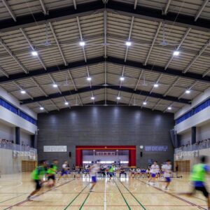 宮城県佐沼高等学校第一体育館