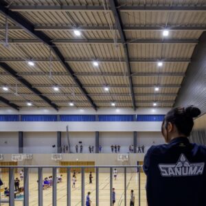 宮城県佐沼高等学校第一体育館